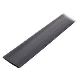 Manşon termocontractabil; fără adeziv; 2: 1; 38,1mm; L: 1m; neagră