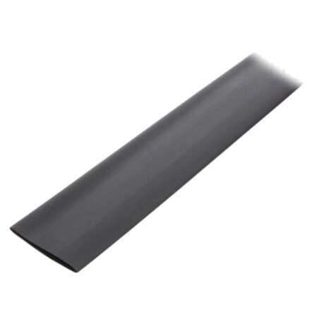 Manşon termocontractabil; fără adeziv; 2: 1; 38,1mm; L: 1m; neagră