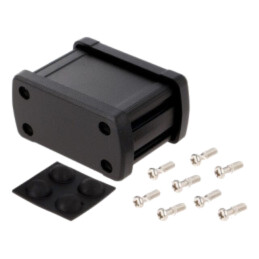 Carcasă: universală; X: 68,7mm; Y: 49mm; Z: 35,2mm; aluminiu; neagră