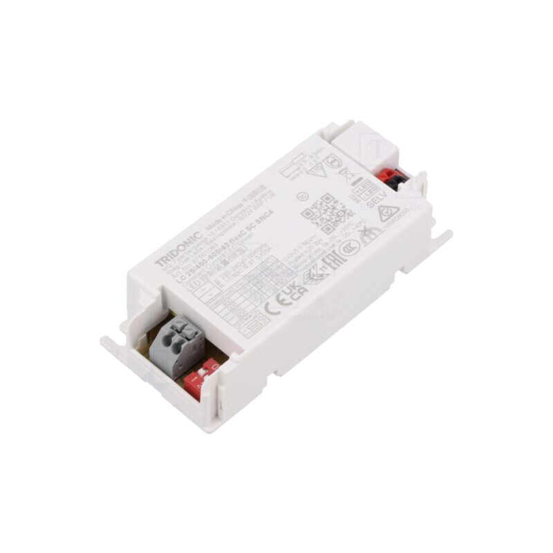 Alimentator: pulsatoriu; LED; 25W; 24÷42VDC; 450÷600mA; 198÷264VAC