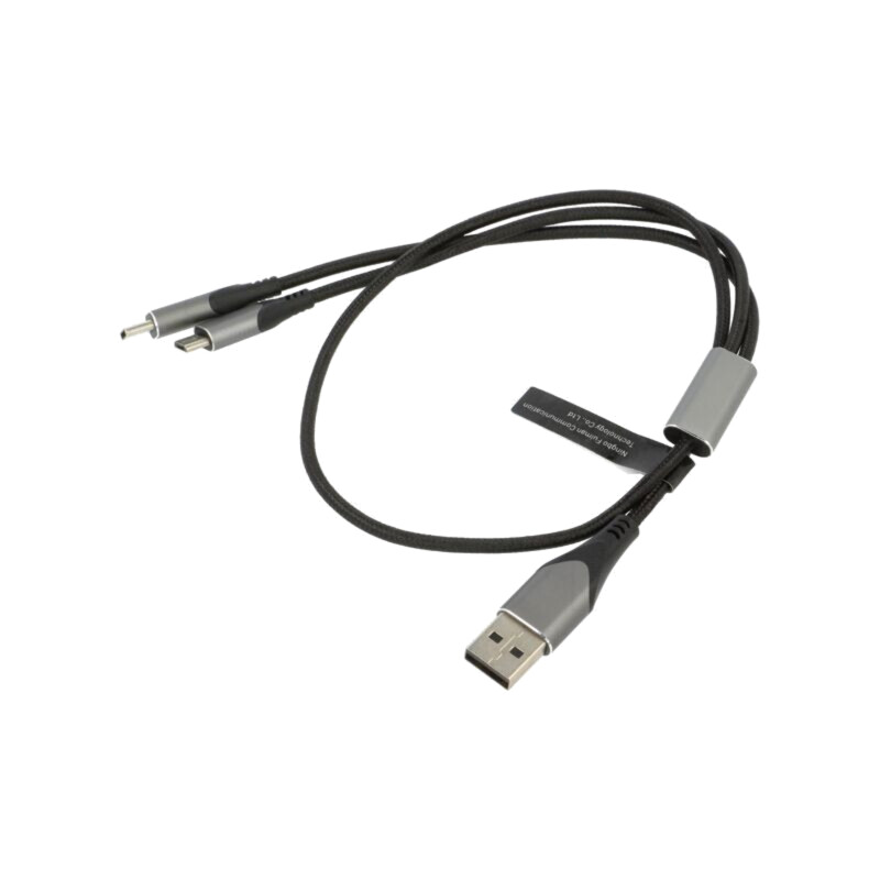 Cablu; USB 2.0; USB A mufă,USB B micro mufă,USB C mufă; 0,5m Cablu; USB 2.0; USB A mufă,USB B micro mufă,USB C mufă; 0,5m