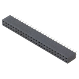 Conector: şiruri pini; mamă; PIN: 50; 2,54mm; aurit selectiv; THT