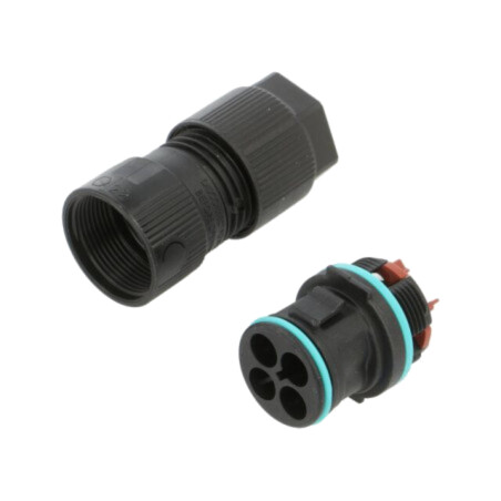 Conector: alimentare AC; terminal cu şurub; tată; TH389; 23mm
