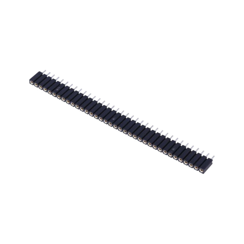 Conector: şiruri pini; soclu; mamă; PIN: 36; drept; 2,54mm; THT; 1x36