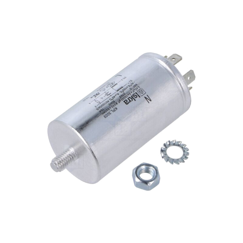 Filtru: anti-interferenţe; alimentare; 275VAC; Cx: 0,47uF; Cy: 10nF