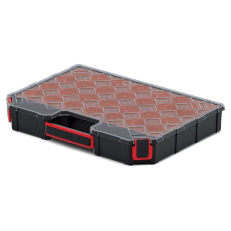 Container: colectiv; cu cutii; neagră; Culoare capac: transparent