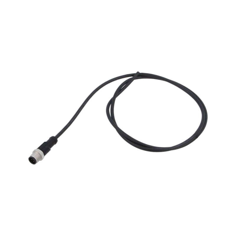 Conector: M12; mufă; tată; drept; Placare: aurit; cabluri; PIN: 5