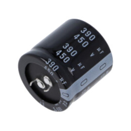 Condensator: electrolitic; SNAP-IN; 390uF; 450VDC; Ø35x35mm; ±20%