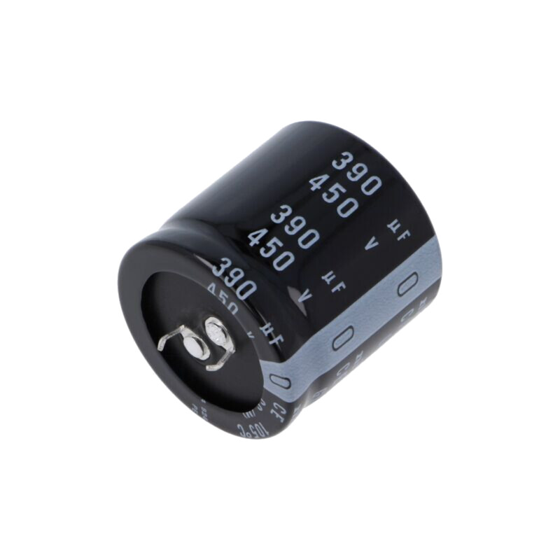 Condensator: electrolitic; SNAP-IN; 390uF; 450VDC; Ø35x35mm; ±20%