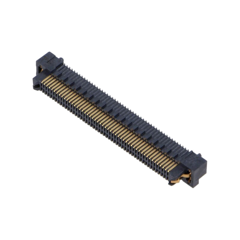Conector: PCB-PCB; tată; PIN: 100; 0,8mm; ERM8; aurit; SMT; soclu Conector: PCB-PCB; tată; PIN: 100; 0,8mm; ERM8; aurit; SMT; soclu