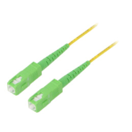 Patch cord cu fibră; OS2; SC/APC,din ambele părţi; 20m; LSZH