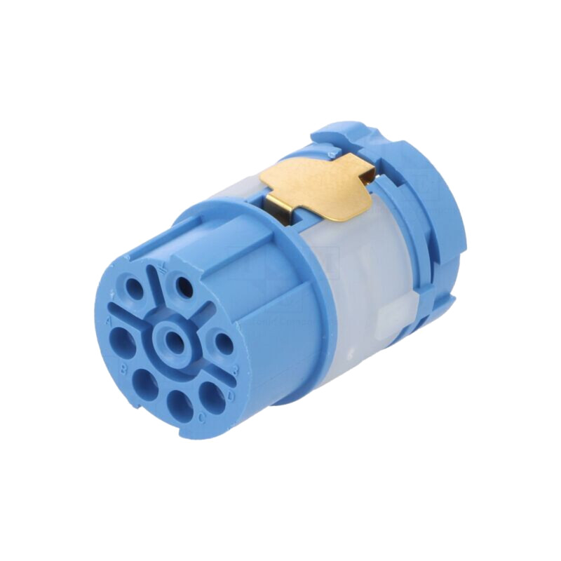 Conector: M23; inserturi de contact; PIN: 8(4+4); mamă; pe cablu