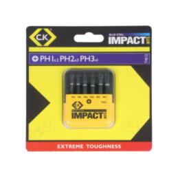 Kit: capete de şurubelniţă; Phillips; 50mm; Fixare: 1/4" (E6,3mm)