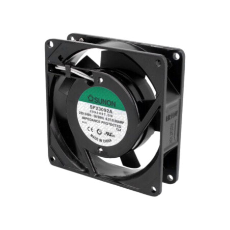 Ventilator: AC; axial; 230VAC; 92x92x25mm; 49m3/h(±7%); 36dBA