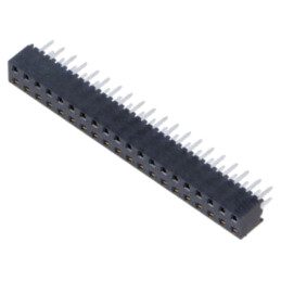 Conector: şiruri pini; mamă; PIN: 40; 2mm; aurit; THT; soclu; drept