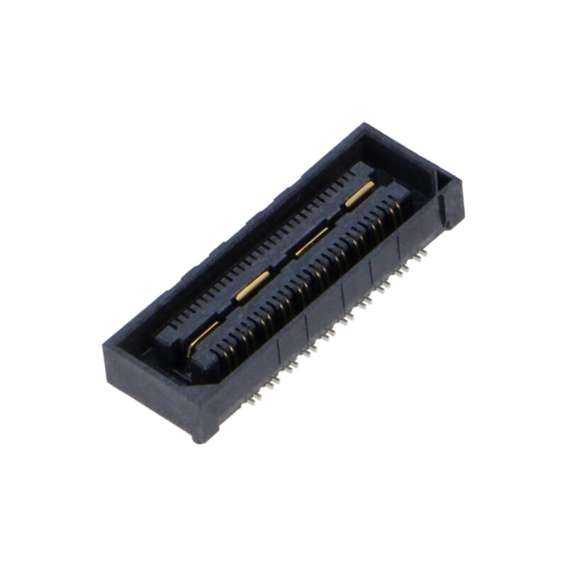 Conector: PCB-PCB; mamă; PIN: 40; 0,5mm; QSH; aurit; SMT; soclu; 2A Conector: PCB-PCB; mamă; PIN: 40; 0,5mm; QSH; aurit; SMT; soclu; 2A