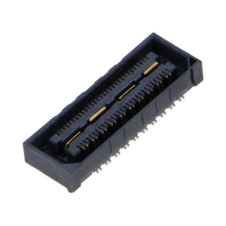 Conector: PCB-PCB; mamă; PIN: 40; 0,5mm; QSH; aurit; SMT; soclu; 2A
