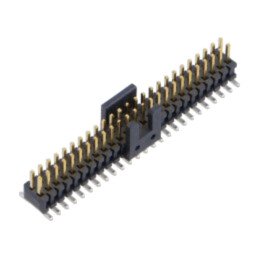 Conector: şiruri pini; tată; PIN: 50; 1,27mm; aurit; SMT; soclu; rolă