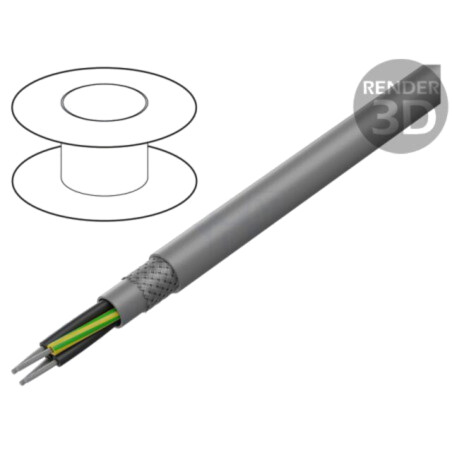 Cablu; ÖLFLEX® 440 CP; 2x1,5mm2; tresă de cupru cositorit; PUR