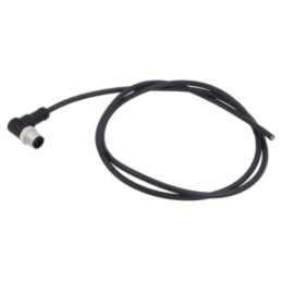 Conector: M12; mufă; tată; în unghi; Placare: aurit; cabluri; PIN: 5