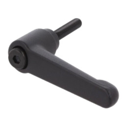 Manetă; franceză; Lung.filet: 40mm; Lung.manetă: 78mm; Corp: neagră