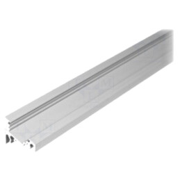 Profi pt.module LED; natural; L: 2m; CORNER10; aluminiu; în unghi