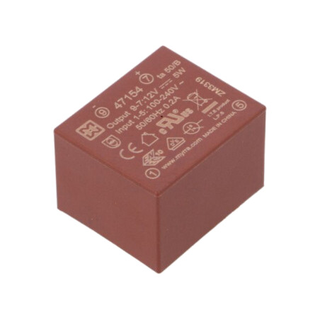 Convertor: AC/DC; 5W; Uintr: 85÷265VAC,120÷370VDC; Uieş: 12VDC