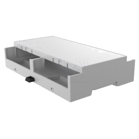 Carcasă: pentru şină DIN; Y: 90mm; X: 142mm; Z: 32mm; gri; Nr.mod: 8
