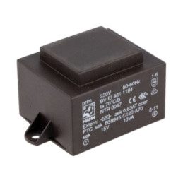 Transformator: încapsulat; 10VA; 230VAC; 15V; 667mA; PCB; BVEI