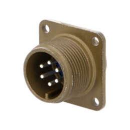 Conector: circular; soclu; PIN: 6; tată; lipire; 97; argintat; 13A