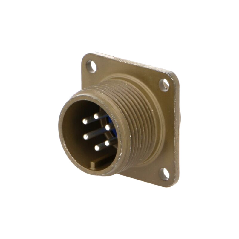 Conector: circular; soclu; PIN: 6; tată; lipire; 97; argintat; 13A