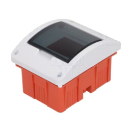 Carcasă: pentru aparatură modulară; IP40; în perete; albe; 400V