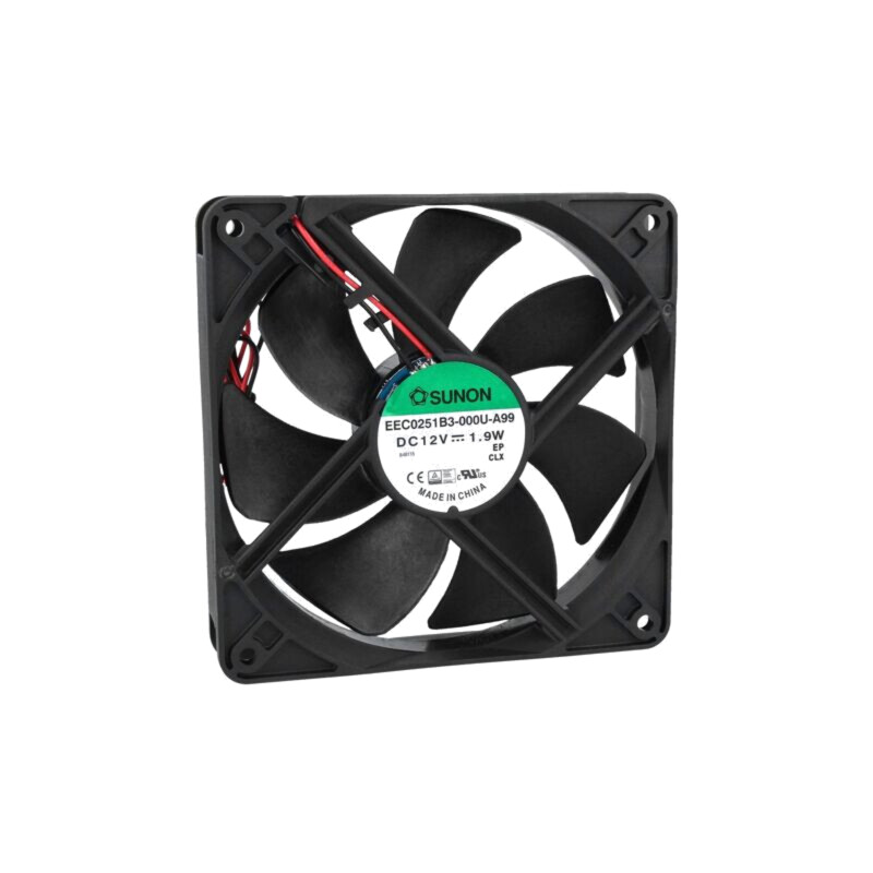 Ventilator: DC; axial; 12VDC; 120x120x25mm; 127,42m3/h; 34dBA; bilă