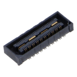 Conector: PCB-PCB; mamă; PIN: 40; 0,5mm; QSH; aurit; SMT; soclu; 2A