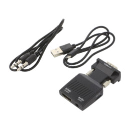 Convertor; HDMI 1.4; Potrivită pentru: 1080p,FullHD; neagră