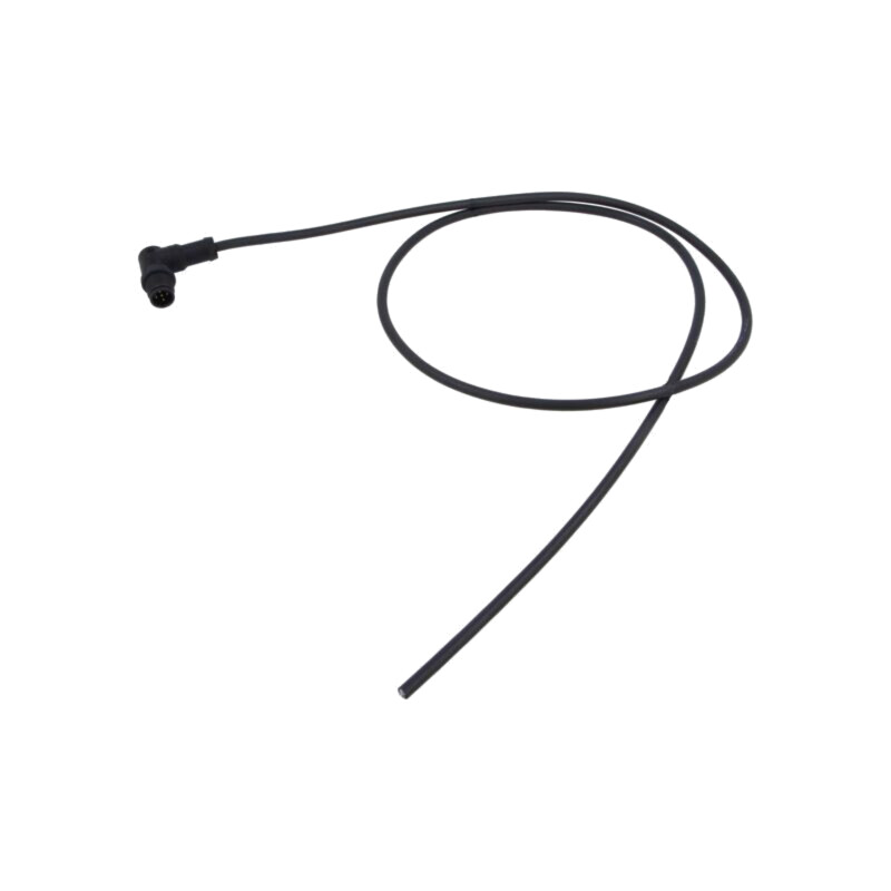 Conector: M12; mufă; tată; în unghi; Placare: aurit; cabluri; PIN: 5