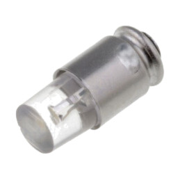 Lampă LED; alb cald; S5,7s; 24÷28VDC; Nr.diode: 1; 5mm; -30÷75°C