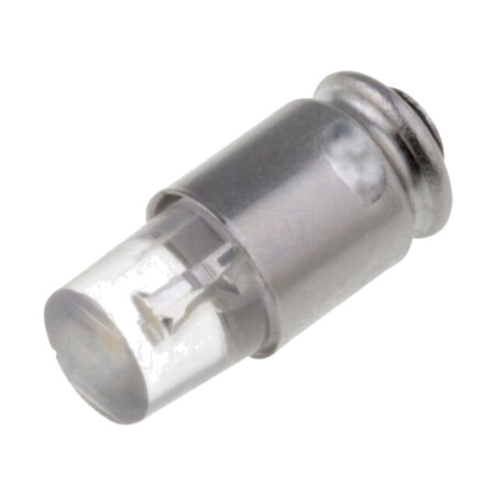 Lampă LED; alb cald; S5,7s; 24÷28VDC; Nr.diode: 1; 5mm; -30÷75°C