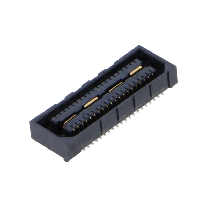 Conector: PCB-PCB; mamă; PIN: 40; 0,8mm; QSE; gold flash; SMT; soclu Conector: PCB-PCB; mamă; PIN: 40; 0,8mm; QSE; gold flash; SMT; soclu