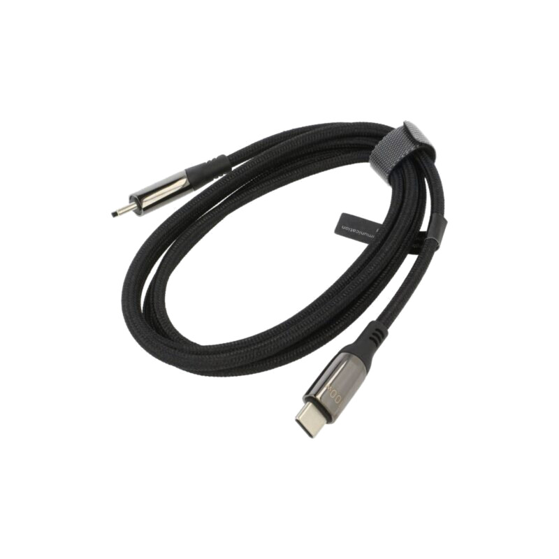 Cablu; USB 2.0; USB C mufă,din ambele părţi; nichelat; 1,2m; 100W Cablu; USB 2.0; USB C mufă,din ambele părţi; nichelat; 1,2m; 100W