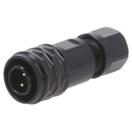 Mufă; SA8; tată; PIN: 2; IP67; 4÷5mm; 5A; lipire; pe cablu; 125V