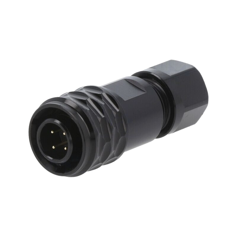 Mufă; SA8; tată; PIN: 4; IP67; 4÷5mm; 3A; lipire; pe cablu; 30V
