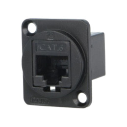 Adaptor; FT; Cat: 6; Dispunere: 8p8c; RJ45 soclu,din ambele părţi