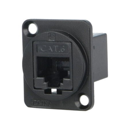 Adaptor; FT; Cat: 6; Dispunere: 8p8c; RJ45 soclu,din ambele părţi