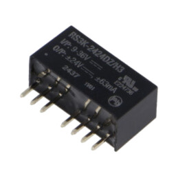Convertor: DC/DC; 3W; Uintr: 9÷36VDC; Uieş: 24VDC; Uieş2: -24VDC