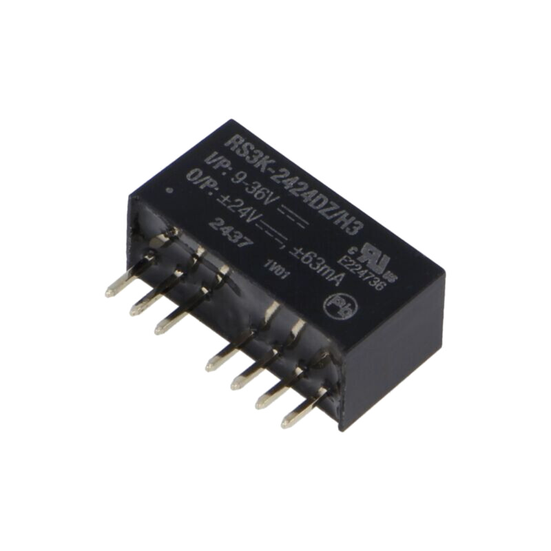 Convertor: DC/DC; 3W; Uintr: 9÷36VDC; Uieş: 24VDC; Uieş2: -24VDC