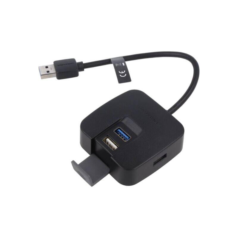 Hub USB; USB A soclu x4,USB A mufă; USB 2.0,USB 3.0; PnP; neagră