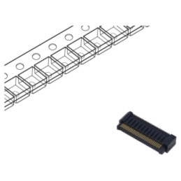Conector: PCB-PCB; tată; PIN: 60; 0,8mm; ERM8; aurit; SMT; soclu; 1,4A