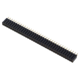 Conector: şiruri pini; soclu; mamă; PIN: 72; drept; 2,54mm; THT; 2x36