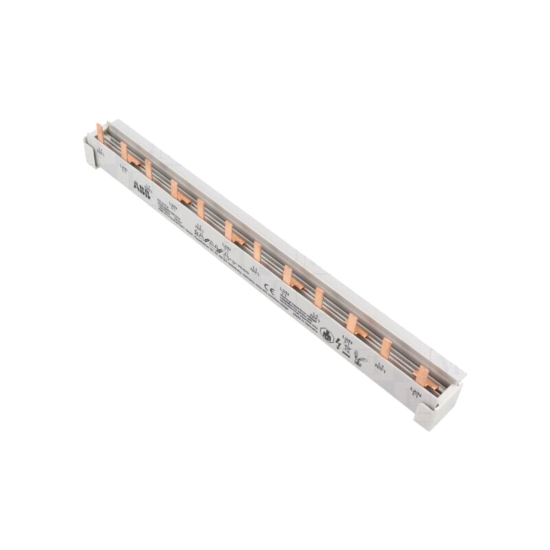 Bară colectoare; 10mm2; Poli: 2; 690VAC; 690VDC; Inom: 63A